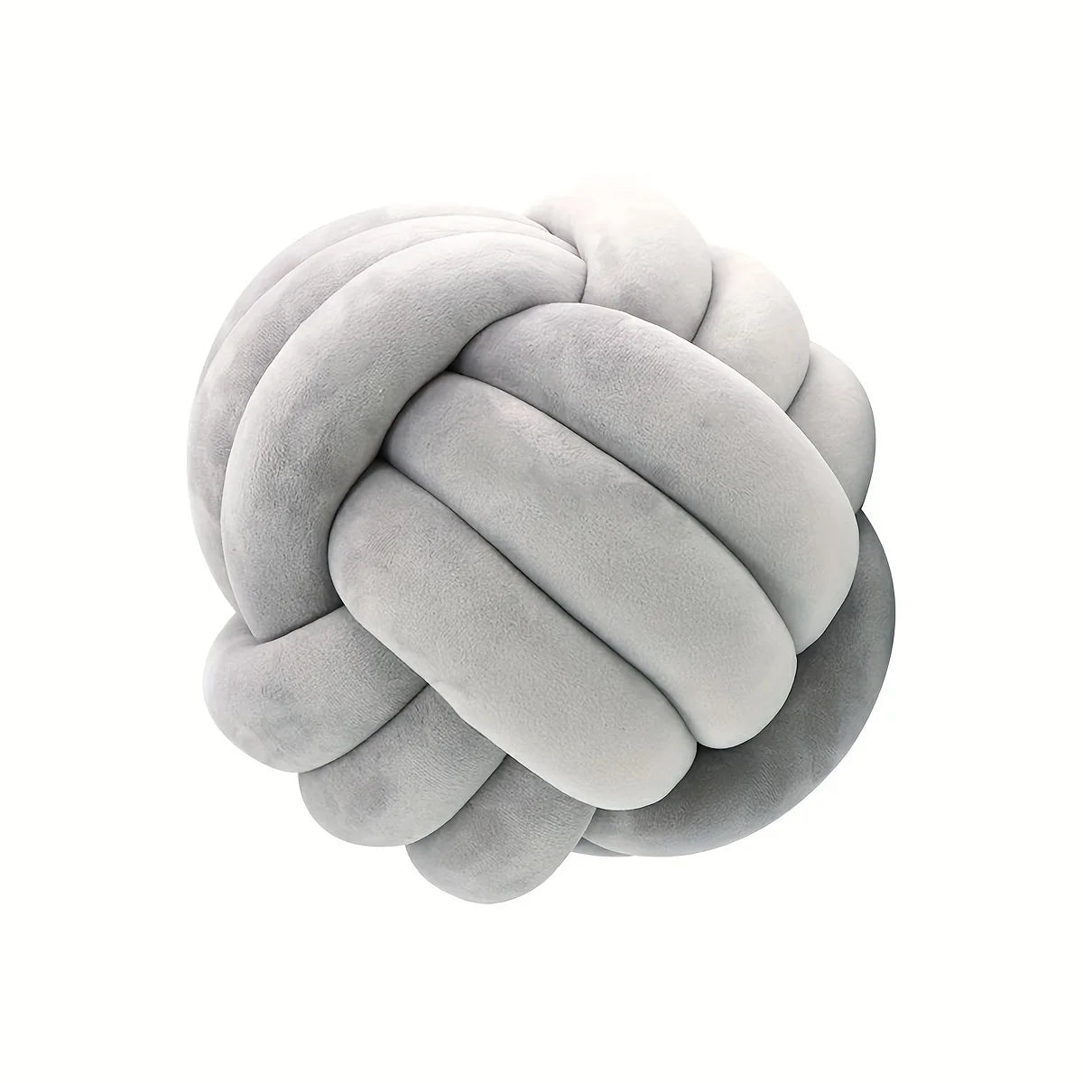 Art Deco Striped Knot Pillow – Modern Decorative Cushion
