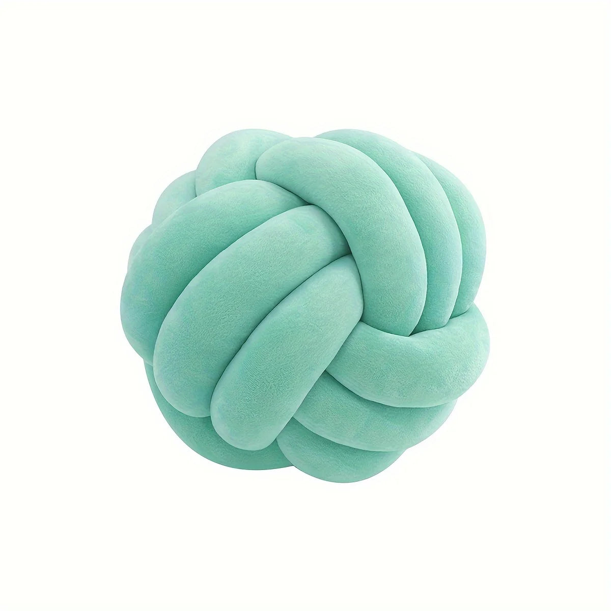 Art Deco Striped Knot Pillow – Modern Decorative Cushion