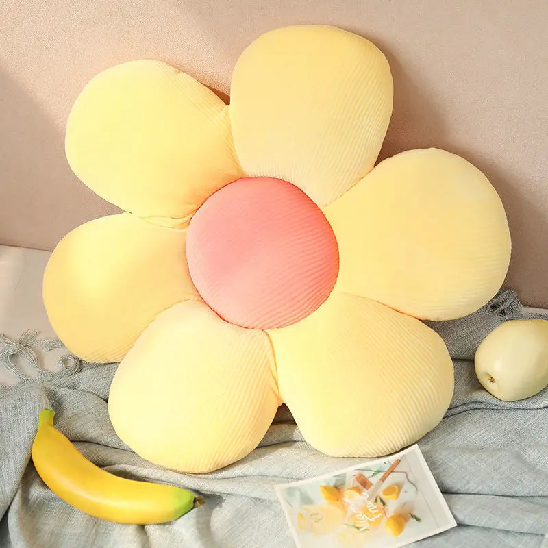 Sunflower & Daisy Petal Pillows – Cozy Home Décor