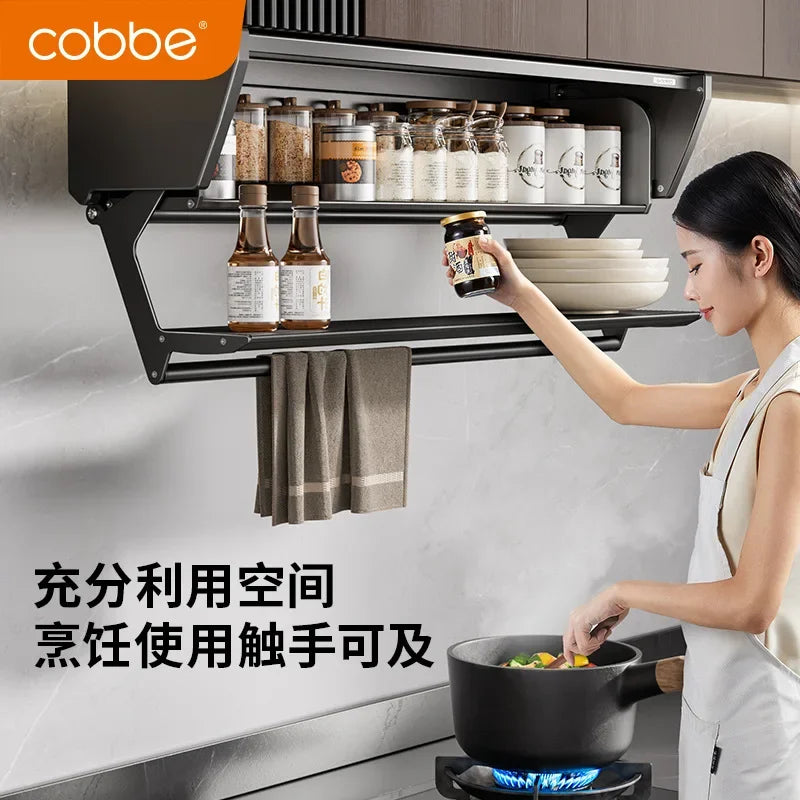 Modern Minimalist Folding Kitchen Cabinet – Space-Saving