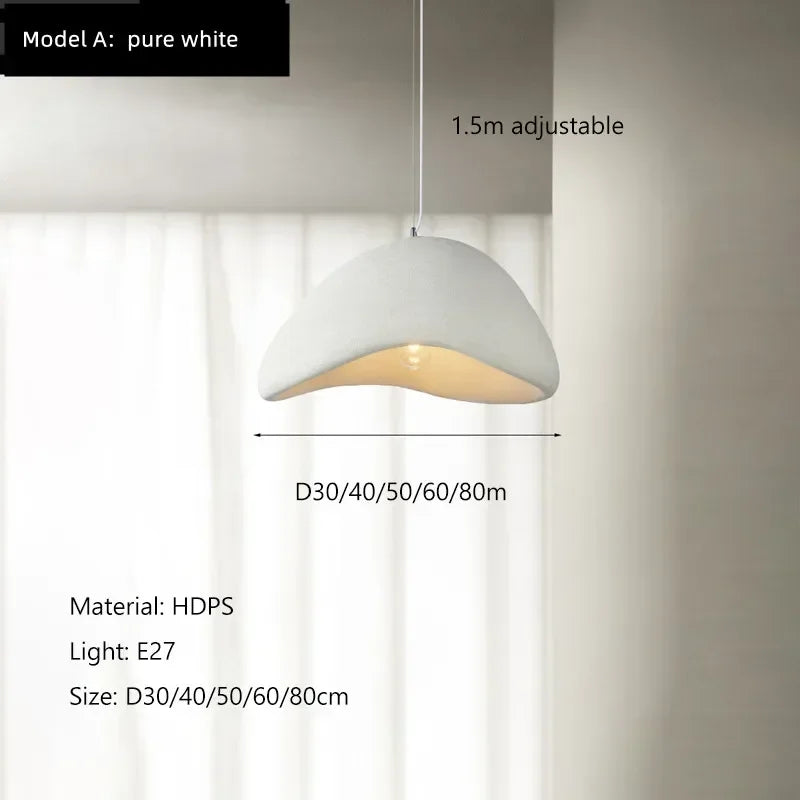 Nordic Wabi Sabi Pendant Lamp – Modern Ceiling Light