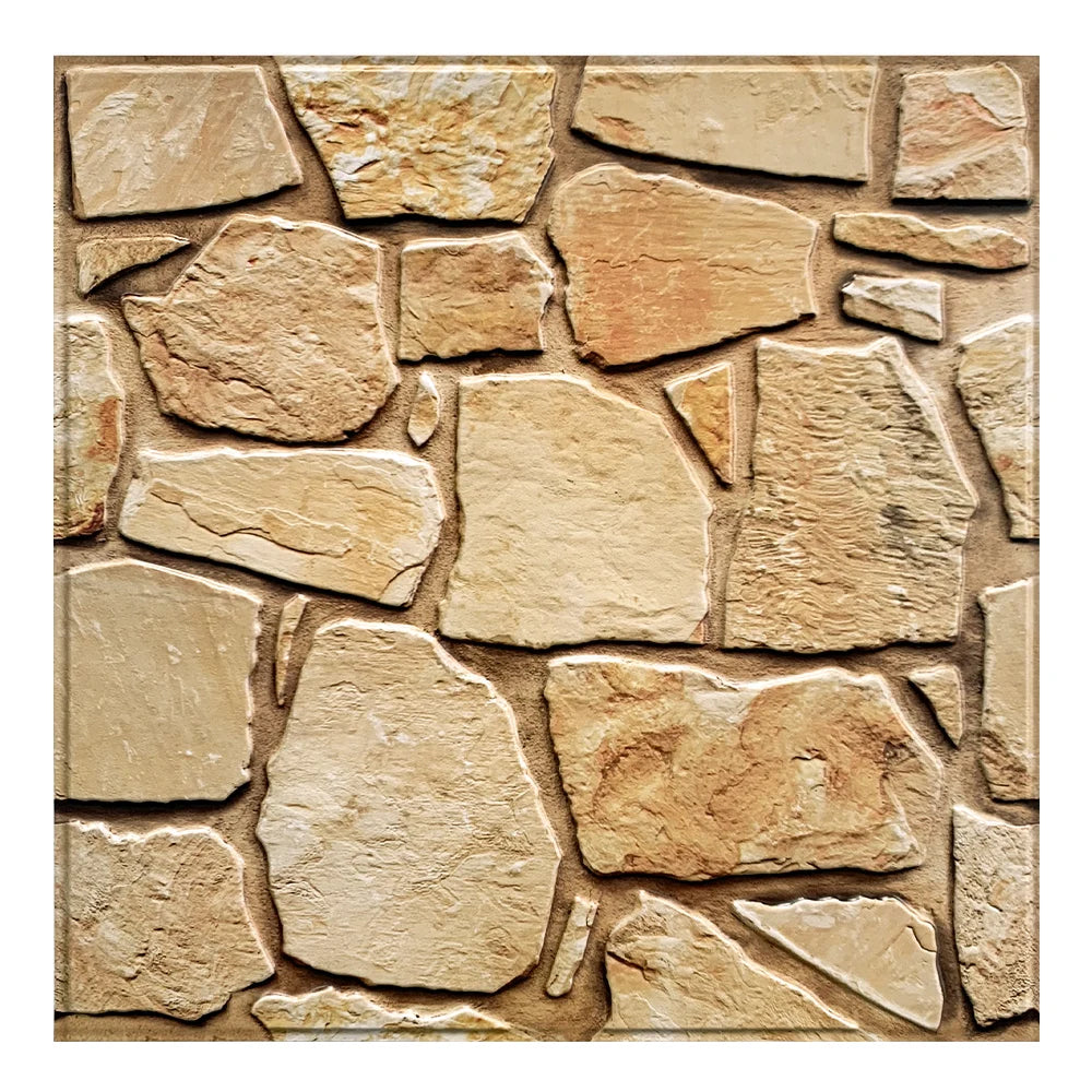 3D Faux Stone Wall Panels – Peel & Stick Décor