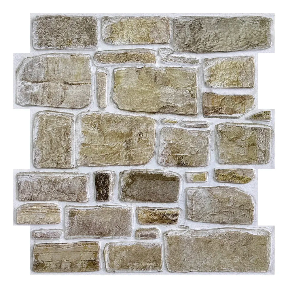 3D Faux Stone Wall Panels – Peel & Stick Décor