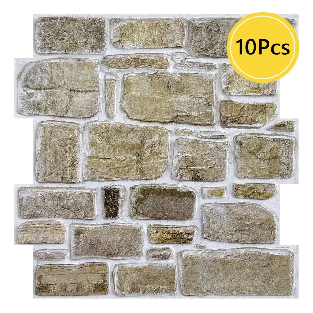 3D Faux Stone Wall Panels – Peel & Stick Décor