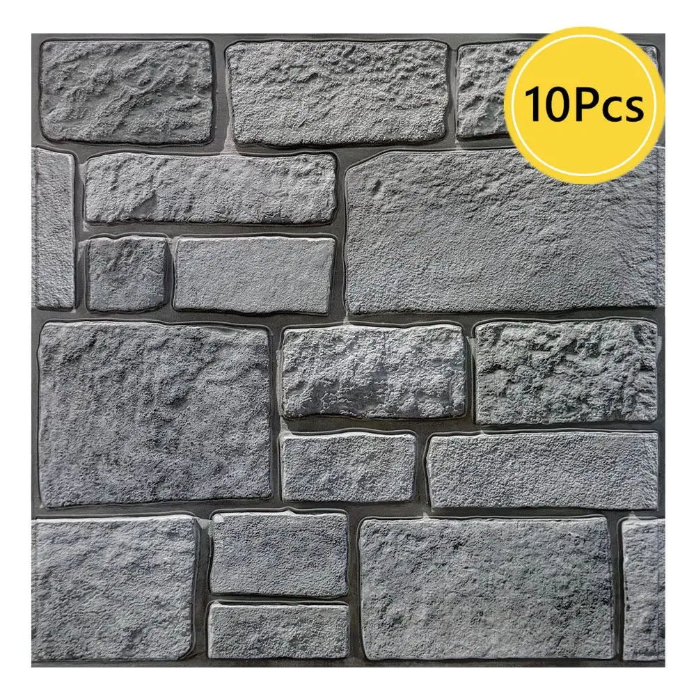 3D Faux Stone Wall Panels – Peel & Stick Décor