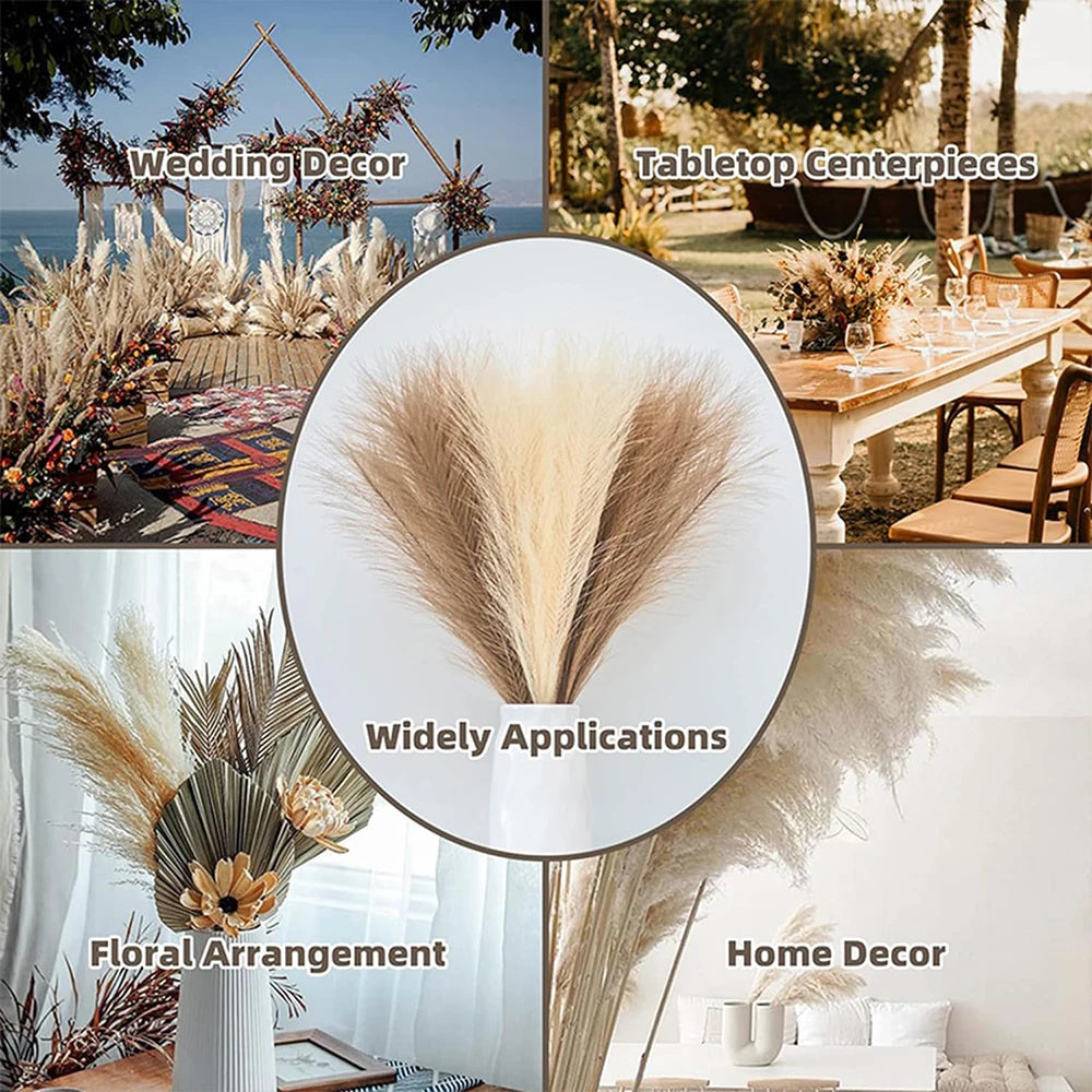 Fluffy Pampas Grass – Boho Artificial Floral Décor