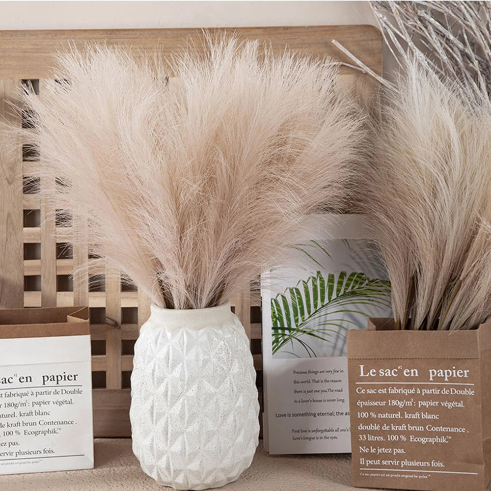 Fluffy Pampas Grass – Boho Artificial Floral Décor