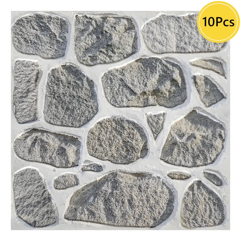 3D Faux Stone Wall Panels – Peel & Stick Décor
