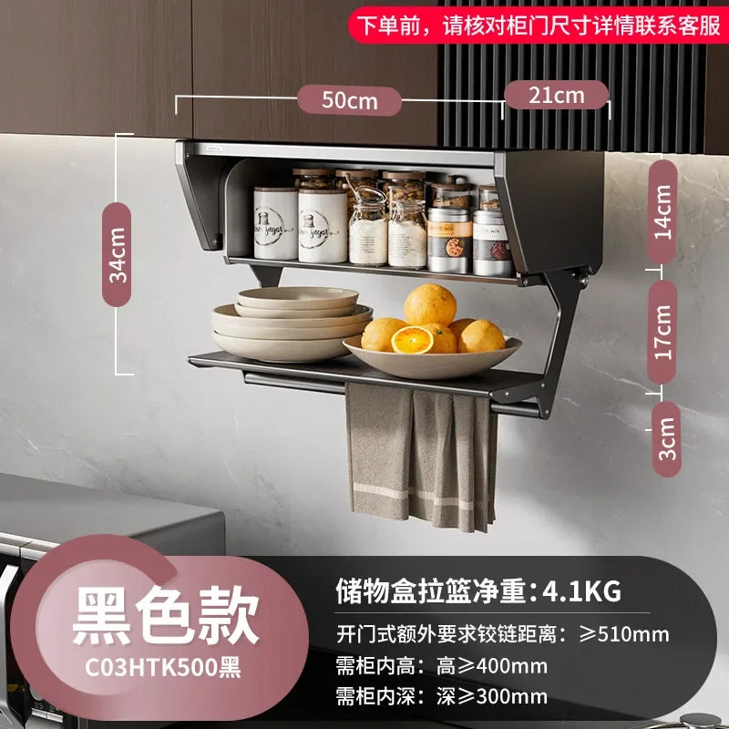 Modern Minimalist Folding Kitchen Cabinet – Space-Saving