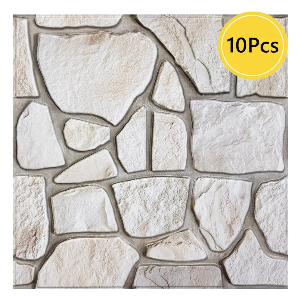 3D Faux Stone Wall Panels – Peel & Stick Décor