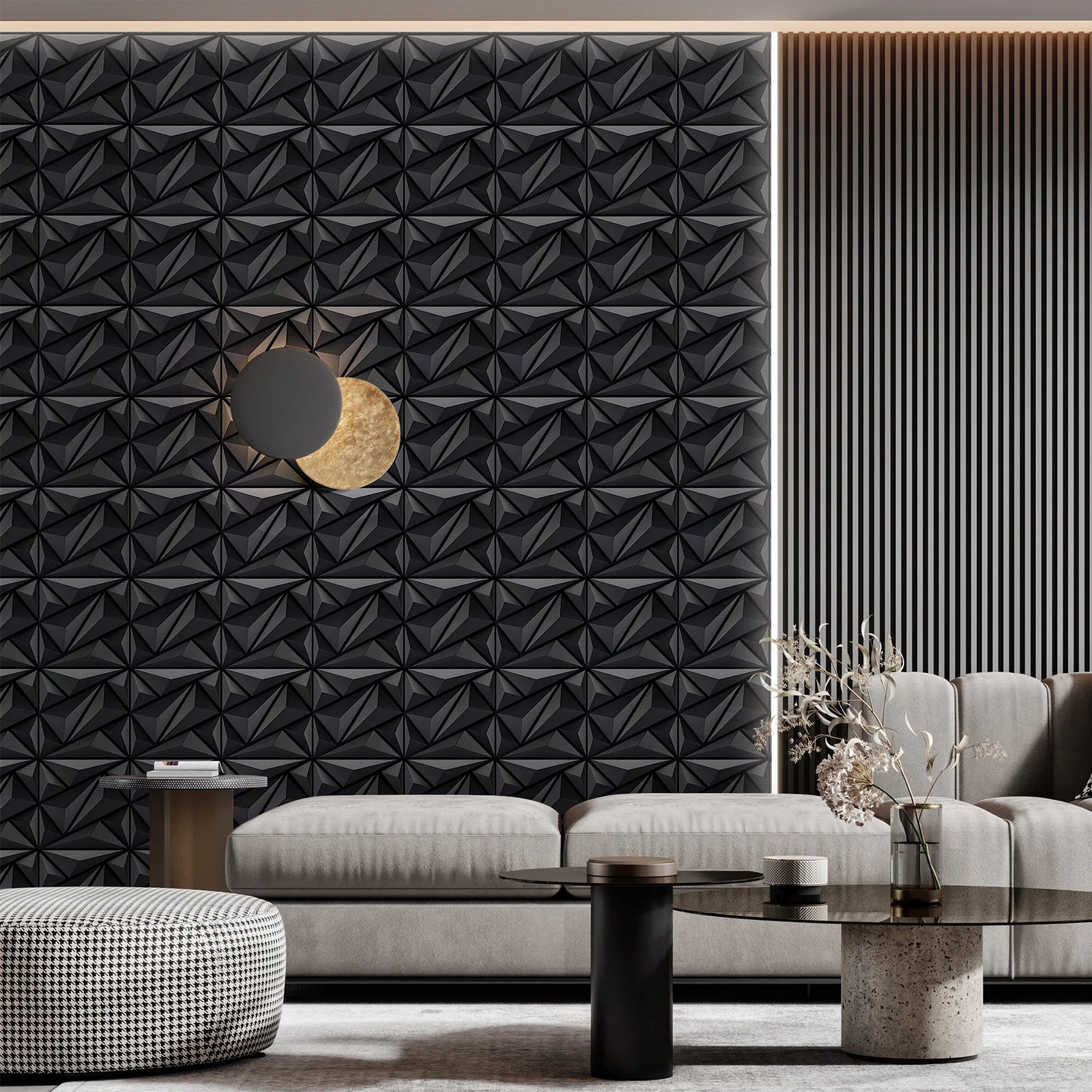 Textured Indoor Wall Panel – Modern Decorative Design