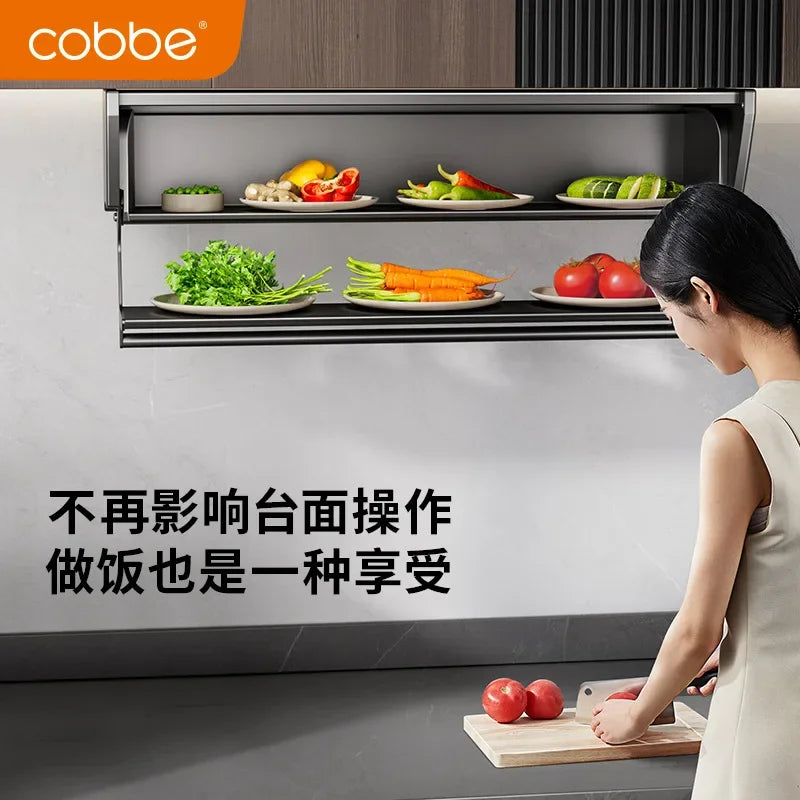 Modern Minimalist Folding Kitchen Cabinet – Space-Saving