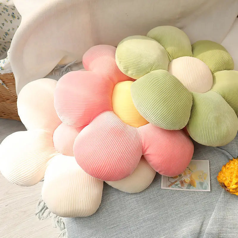 Sunflower & Daisy Petal Pillows – Cozy Home Décor