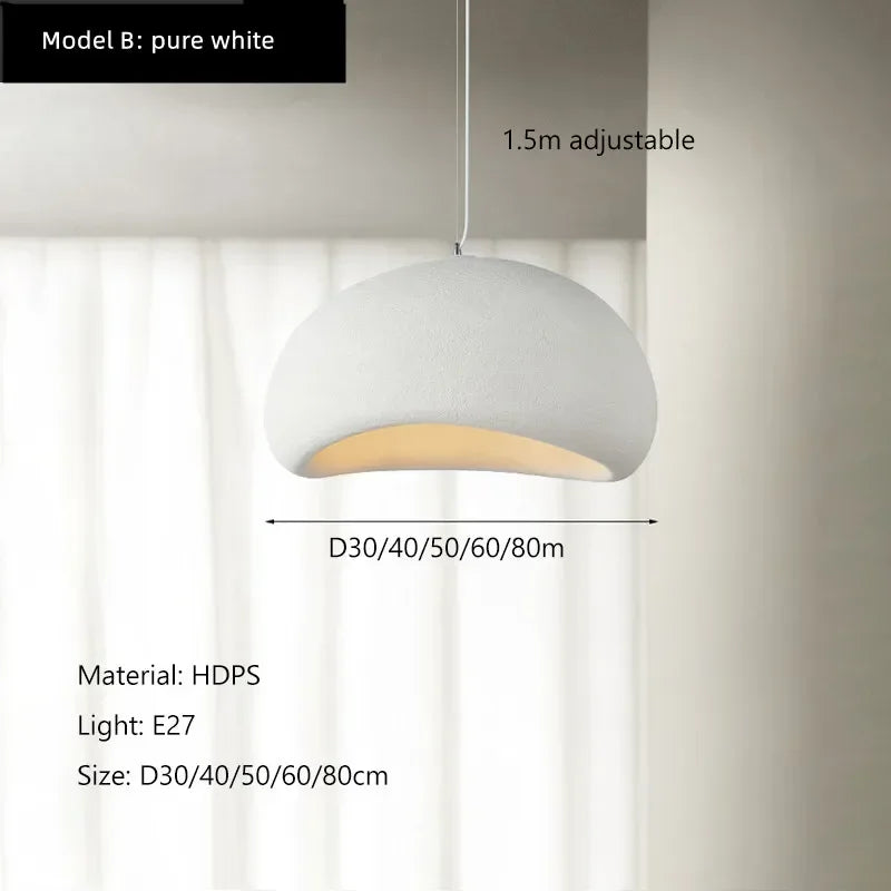 Nordic Wabi Sabi Pendant Lamp – Modern Ceiling Light